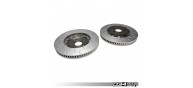 034 Motorsport 2-Piece Floating Front Brake Rotor Upgrade Kit for 8Y RS3